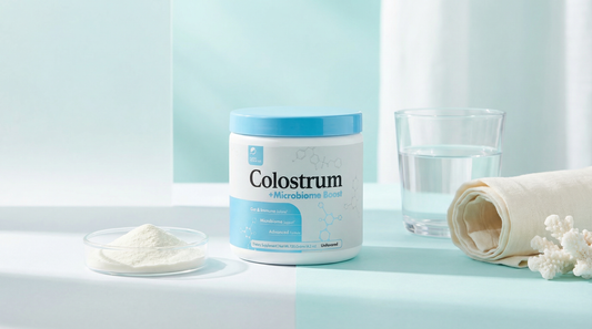 Colostrum 40%+ IgG and Akkermansia muciniphila for Gut Barrier Support, Microbiome Diversity, and Daily Immune Resilience