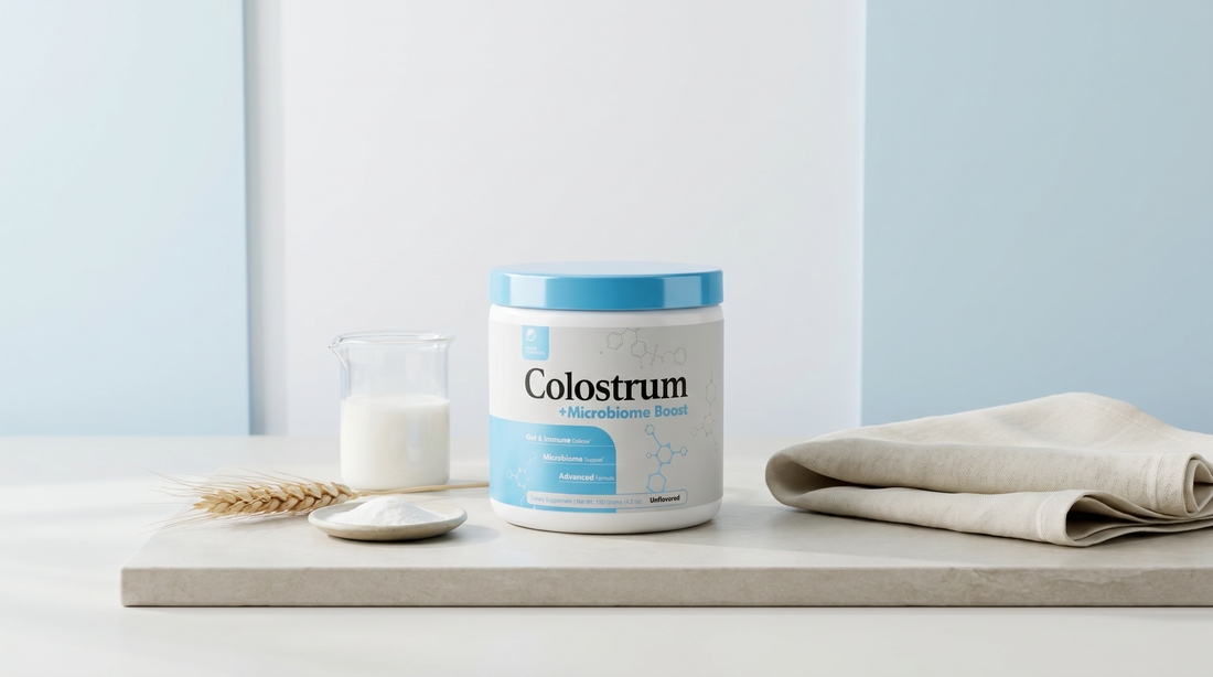 Colostrum + Microbiome Boost for Gut Health, Immune Support, Mucosal Integrity, and Recovery