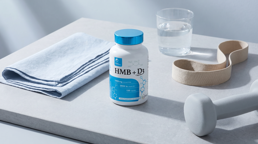 HMB + D3 Capsules for Muscle Support, Strength Maintenance, Recovery, and Healthy Aging