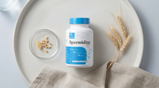 Spermidine Capsules for Autophagy Support, Cellular Renewal, Healthy Aging, and Cognitive Wellness