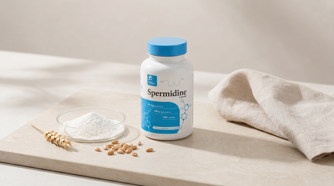 Spermidine Capsules for Polyamine Support, Cellular Stress Adaptation, Cognitive Wellness, and Healthy Aging