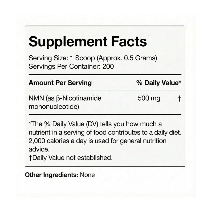 Supplement Facts panel